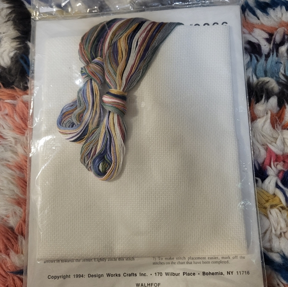 Vintage Counted cross stitch 9x26 picture kit by design works - Picture 5 of 5